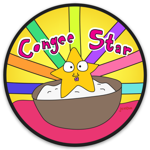 Congee Star Sticker